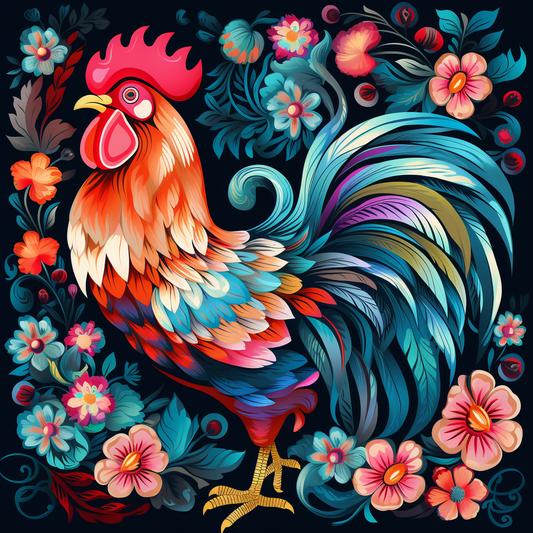 Wonderful Rooster - Charity Scarf